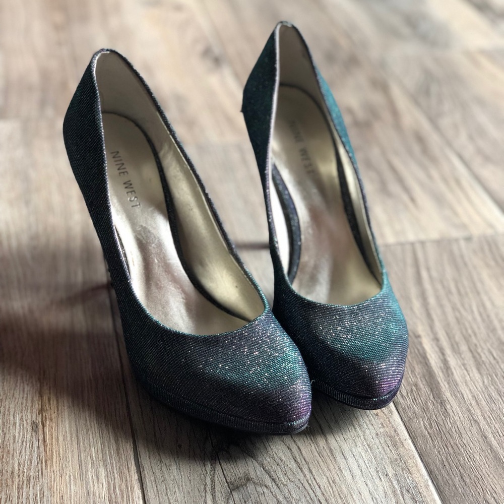 Nine West Chameleon Shimmer Heels